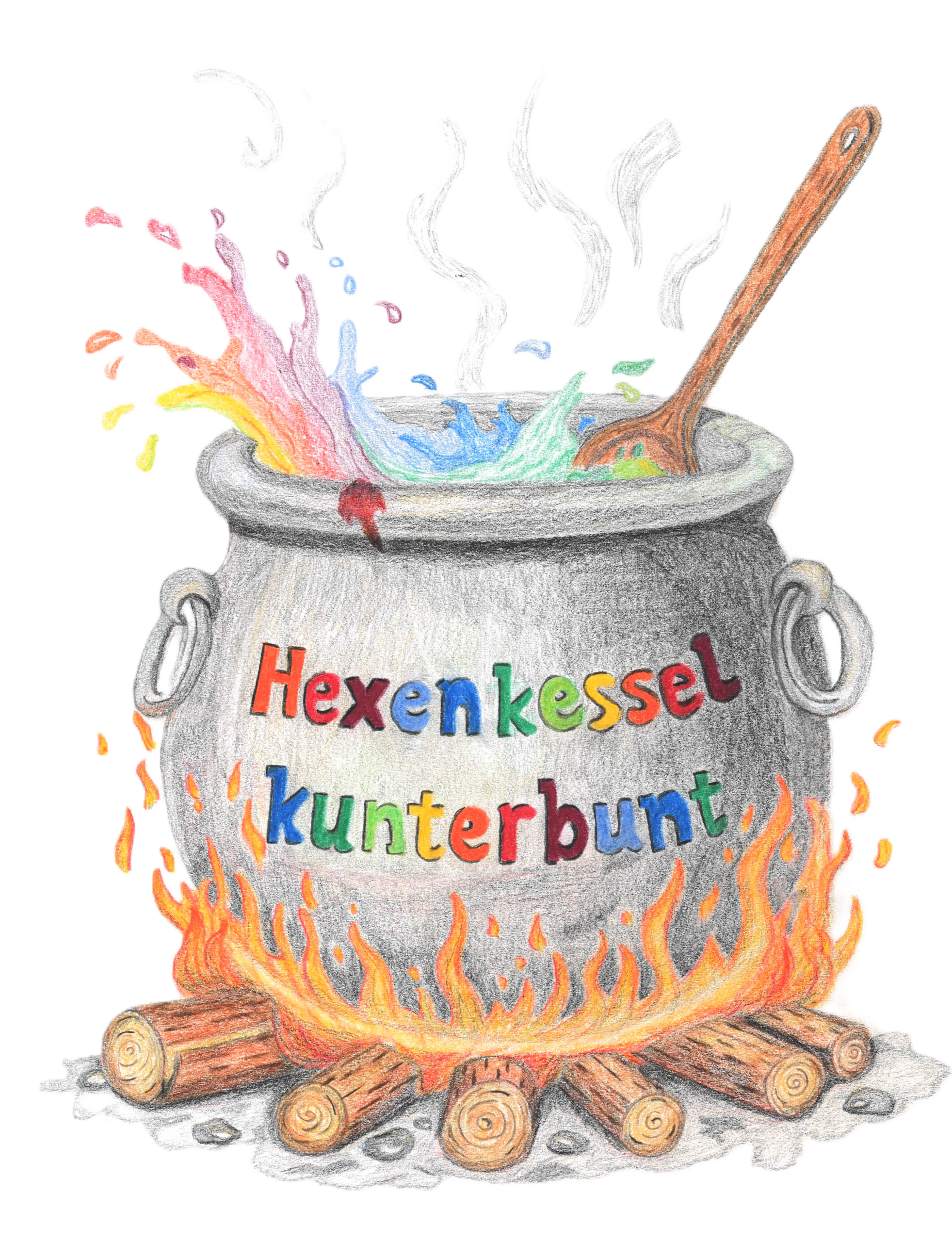 Hexenkessel freigestellt